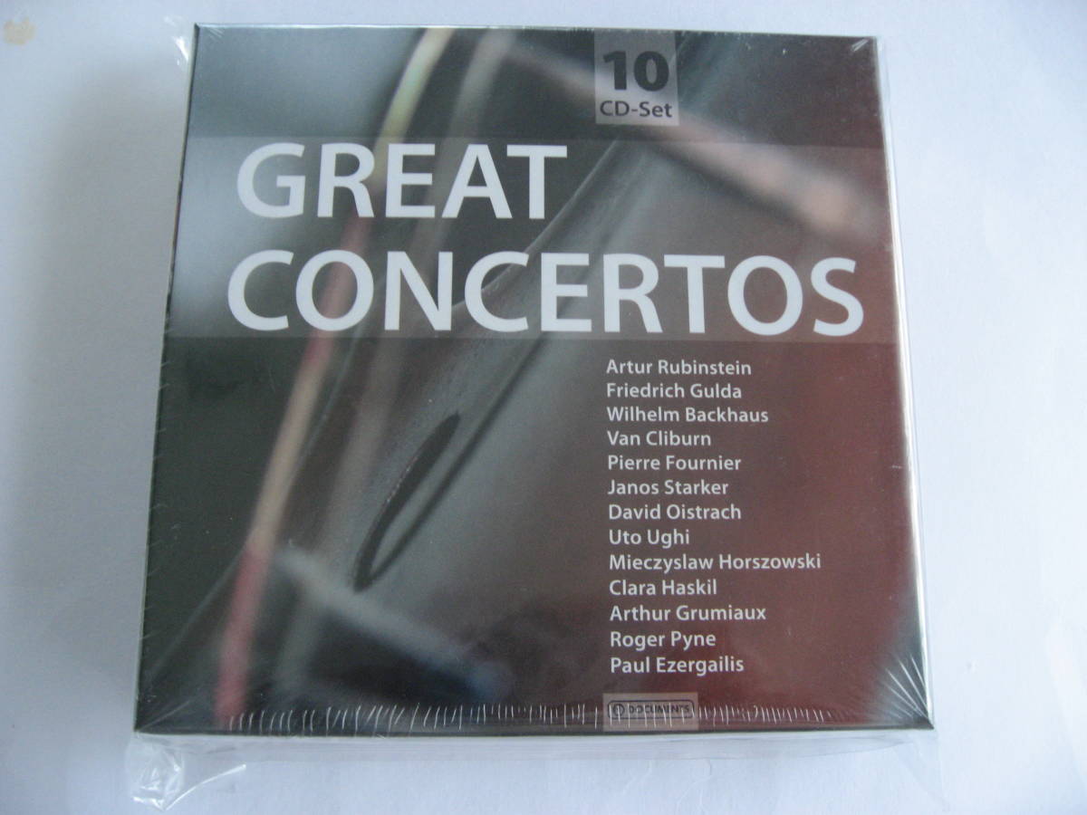 【即決・新品CD10枚セット・送料無料】 GREAT CONCERTOS 10CD BOX　 グレート コンチェルト　協奏曲 名演集 フルニエ、バックハウス 等_画像2