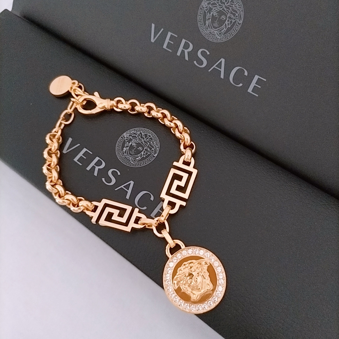 新品未使用】VERSACE クリスタル ラ メドゥーサ グレカ 新品未使用】VERSACE クリスタル ラ メドゥーサ グレカ