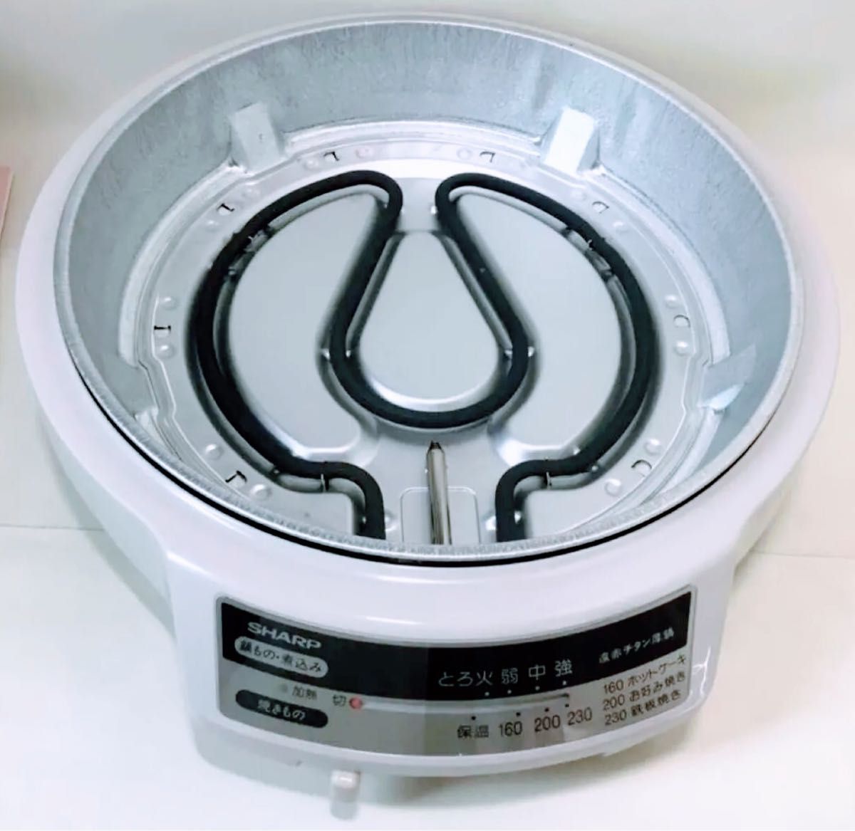新品未使用品】SHARPシャープ グリル鍋 ホットプレートKX-PG12 新品未使用品】SHARPシャープ グリル鍋 ホットプレートKX-PG12