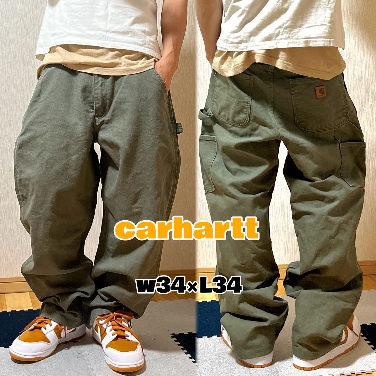 carhartt カーハート ダック地 ペインターパンツ ワークパンツ carhartt カーハート ダック地 ペインターパンツ ワークパンツ