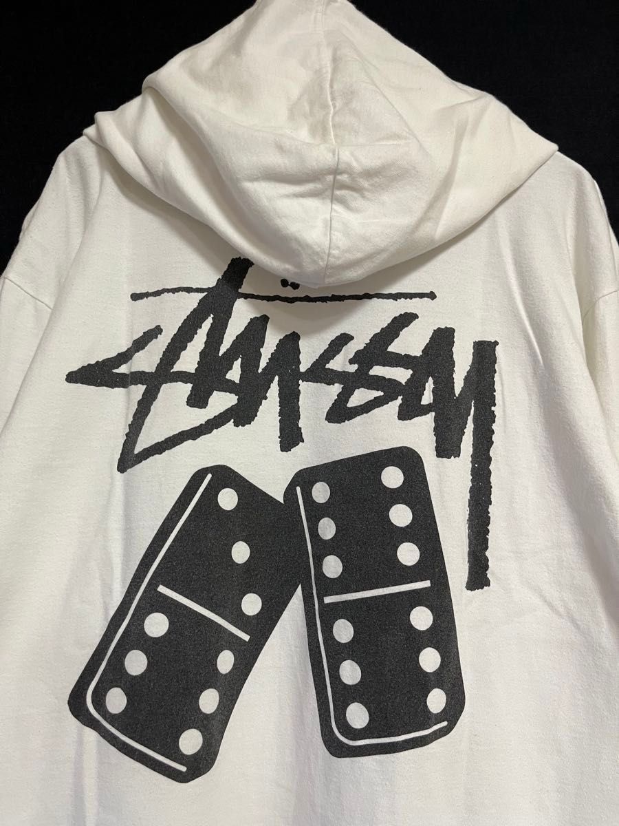 STUSSY ステューシー 希少 ダイス フード付 カッソー L シャツ STUSSY ステューシー 希少 ダイス フード付 カッソー L シャツ