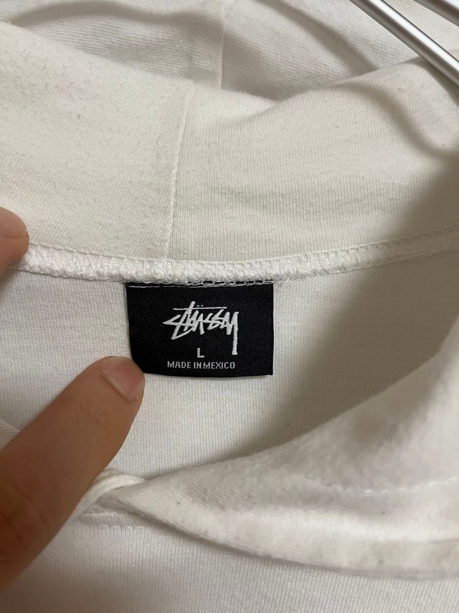STUSSY ステューシー 希少 ダイス フード付 カッソー L シャツ STUSSY ステューシー 希少 ダイス フード付 カッソー L シャツ