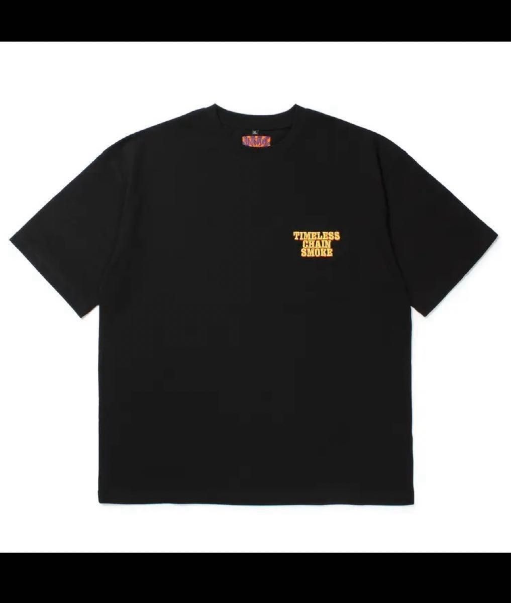 舐達麻 TCS PF LOGO EMBROIDERY S/S TEE Tシャツ サイズL 黒 舐達麻 TCS PF LOGO EMBROIDERY S/S TEE Tシャツ サイズL 黒