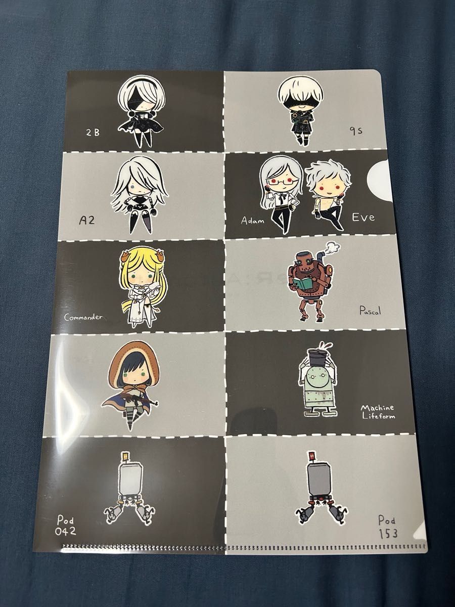 NieR Automata Ver1 1a ニーアオートマタ クリアファイルセット NieR Automata Ver1 1a ニーアオートマタ クリアファイルセット