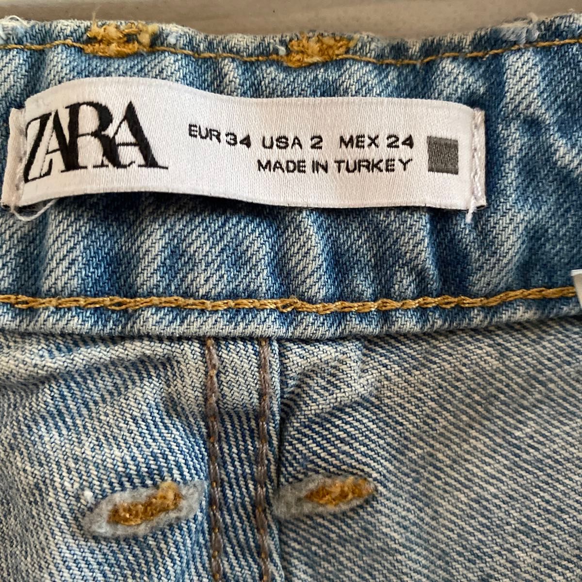 ZARA ストレートデニム カットオフ デニムパンツ|Yahoo!フリマ ZARA ストレートデニム カットオフ デニムパンツ|Yahoo!フリマ