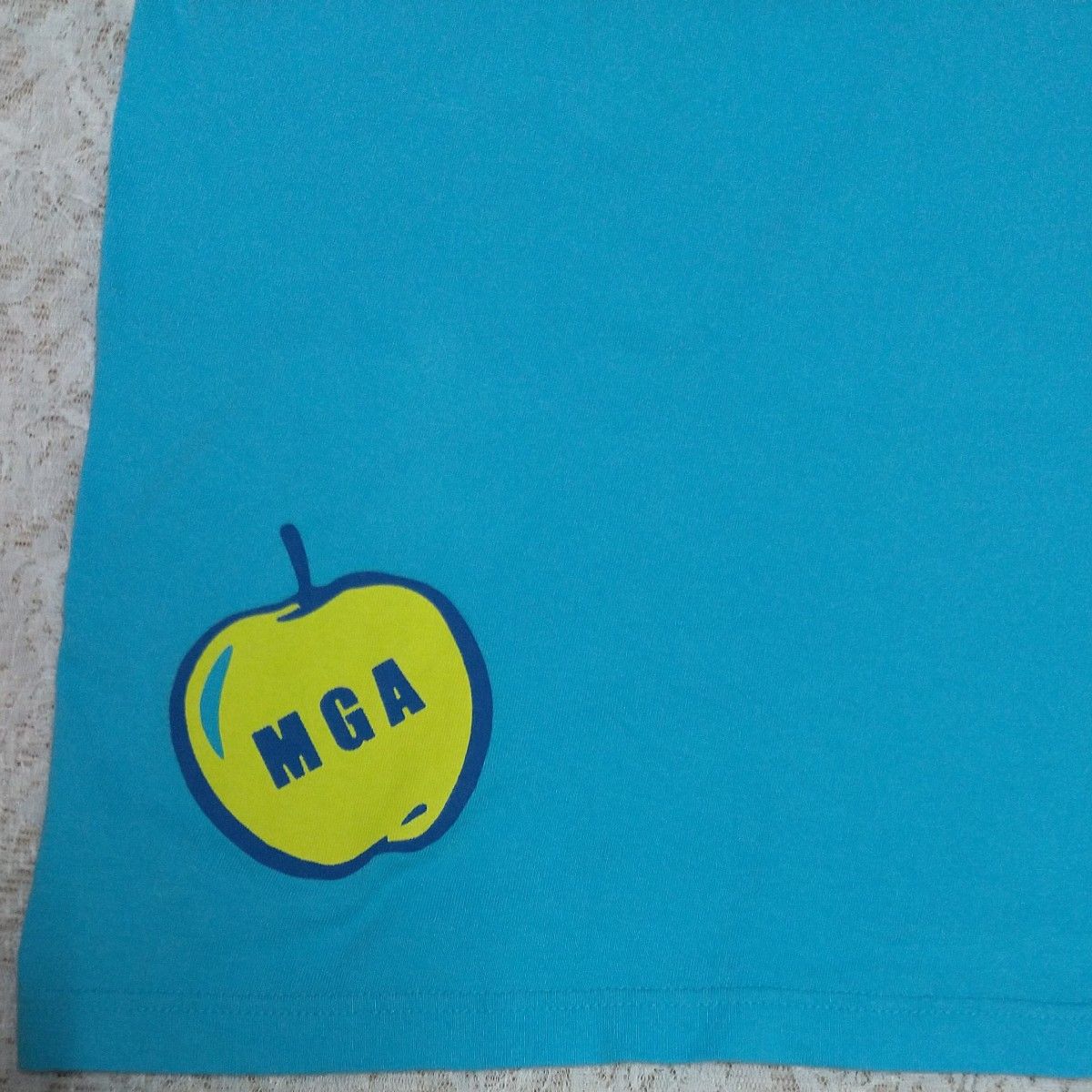 美品 Mrs GREEN APPLE MGA Crazy Tシャツ Aqua×Yellow Lサイズ 美品 Mrs GREEN APPLE MGA Crazy Tシャツ Aqua×Yellow Lサイズ