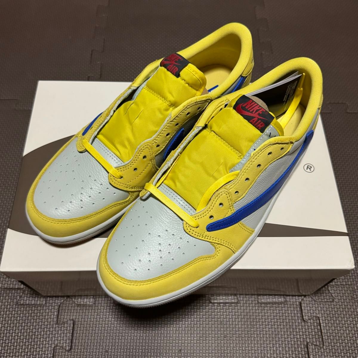 NIKE WMNS AIR JORDAN 1 LOW Travis Scott Canary 28 5cm|Yahoo NIKE WMNS AIR JORDAN 1 LOW Travis Scott Canary 28 5cm|Yahoo