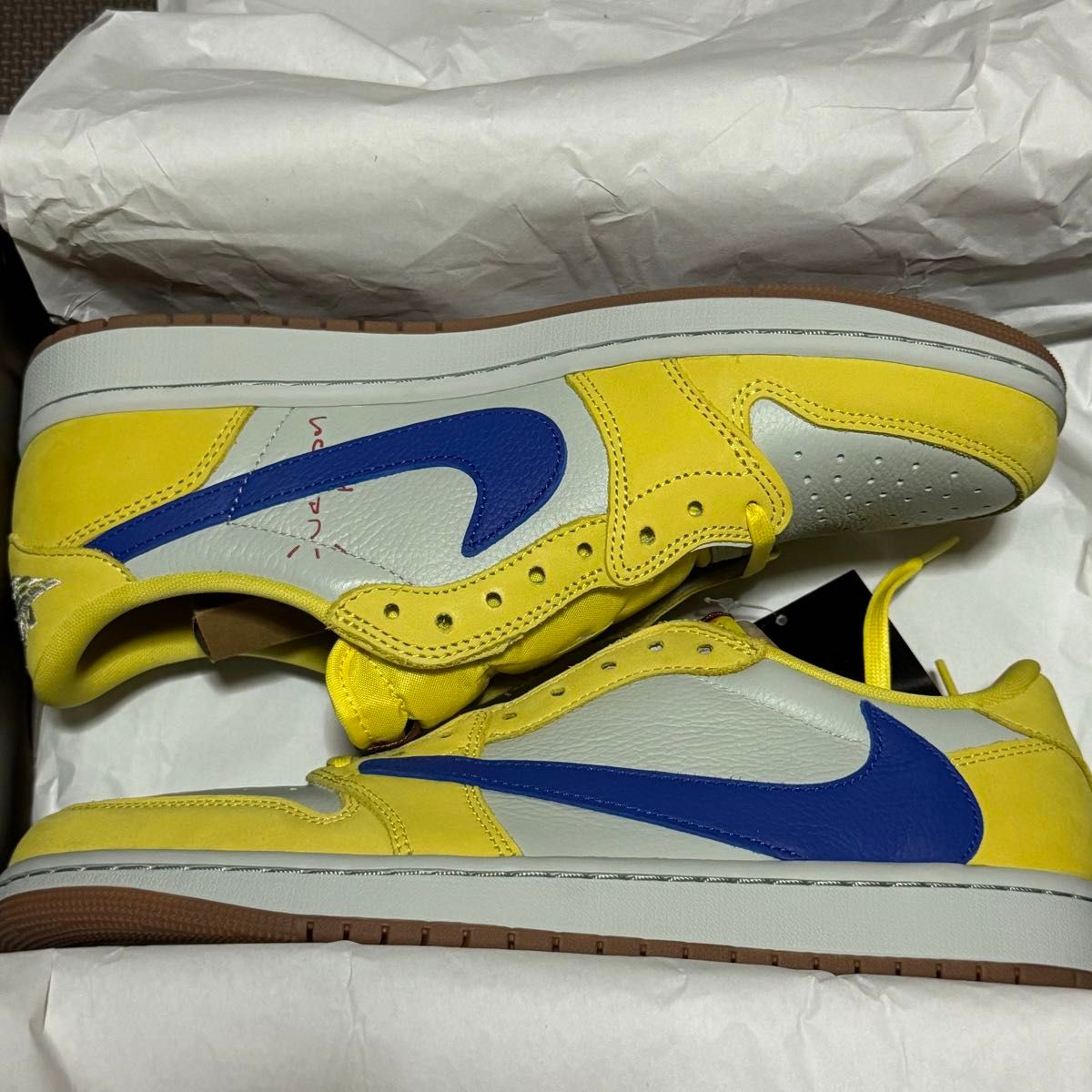 NIKE WMNS AIR JORDAN 1 LOW Travis Scott Canary 28 5cm|Yahoo NIKE WMNS AIR JORDAN 1 LOW Travis Scott Canary 28 5cm|Yahoo