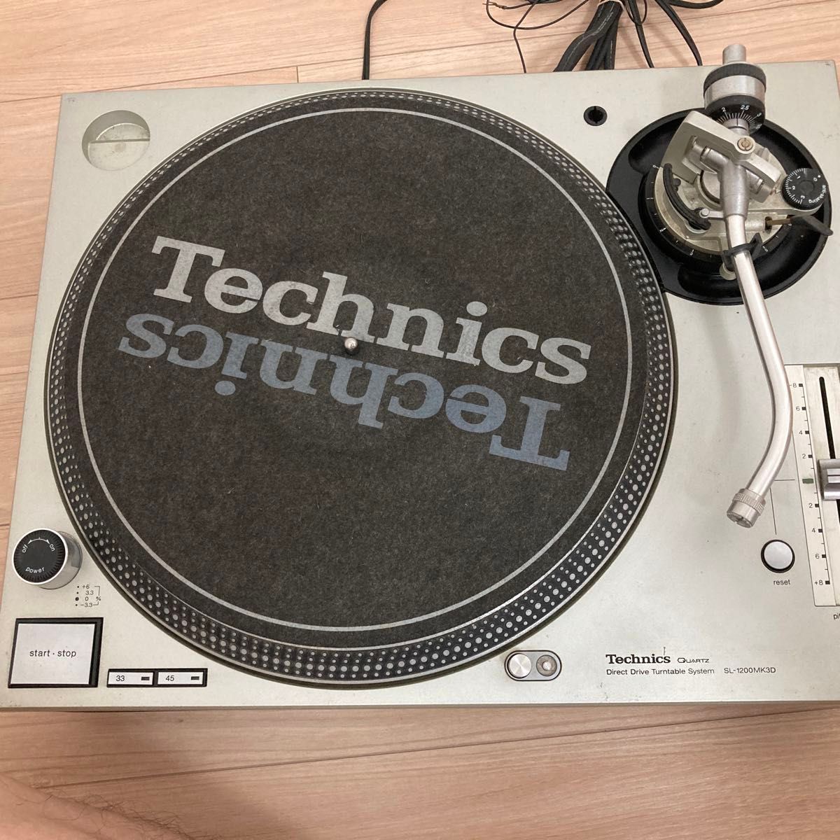 美品】カードリッジ付 テクニクス SL-1200MK3 動作確認済 美品】カードリッジ付 テクニクス SL-1200MK3 動作確認済