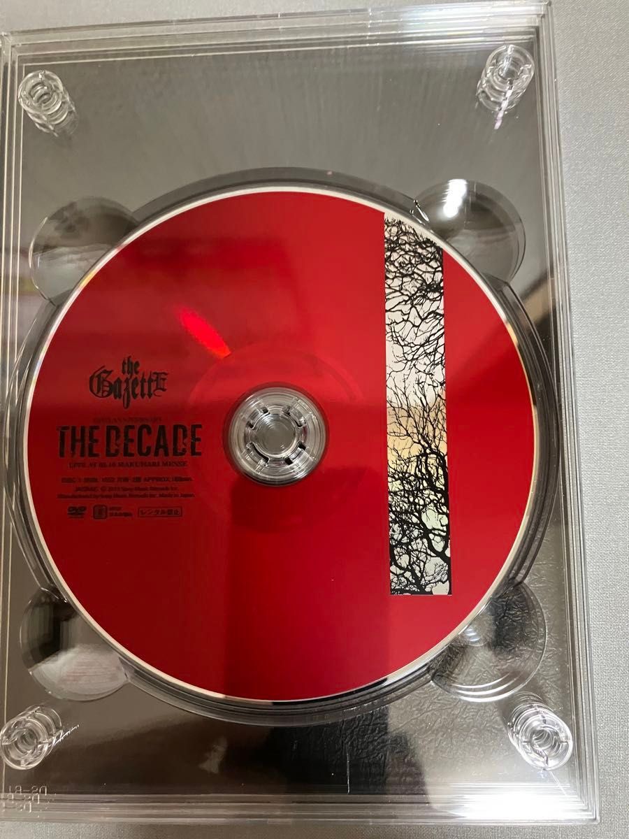 the GazettE 10TH ANNIVERSARY 初回限定 DVD THE DECADE LIVE AT the GazettE 10TH ANNIVERSARY 初回限定 DVD THE DECADE LIVE AT