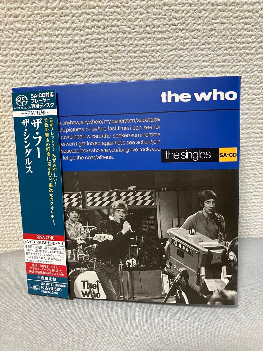 最新作売れ筋が満載 生産限定盤 SHM仕様 ザ・シングルス ザ・フー SACD The UIGY Who 洋楽