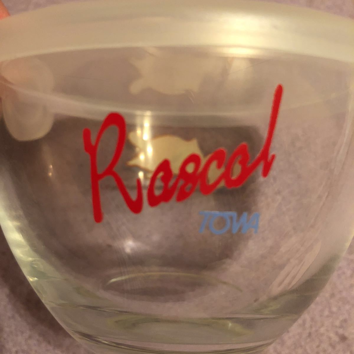  ultra rare not for sale Rascal the Raccoon cover attaching glass container 2 piece set higashi peace Bank Novelty 