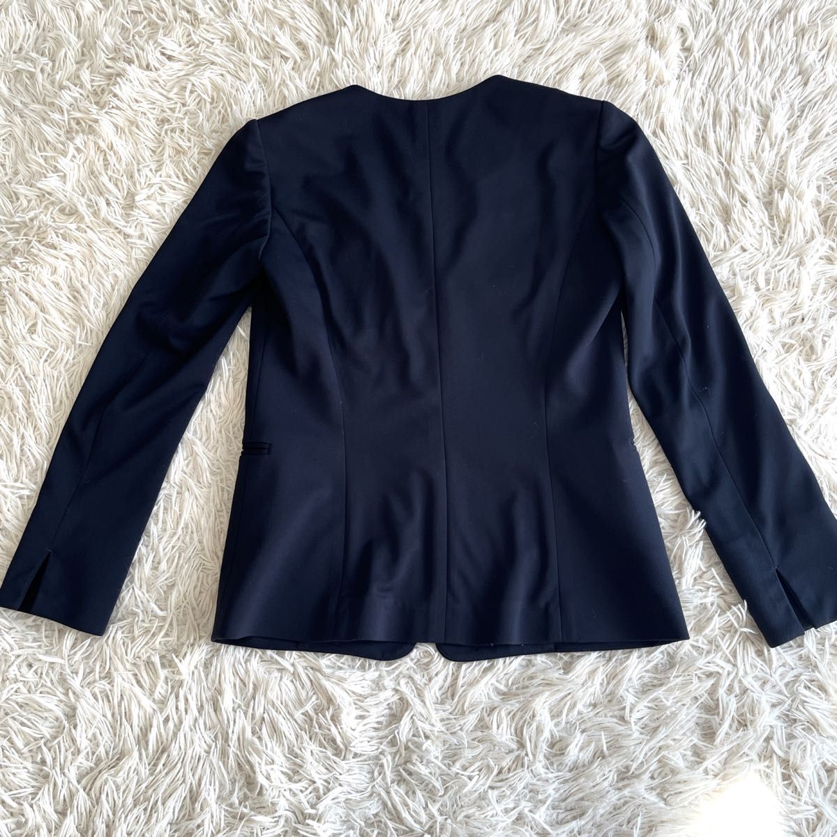 THE SUIT COMPANY she スーツカンパニー レディース ノーカラー THE SUIT COMPANY she スーツカンパニー レディース ノーカラー