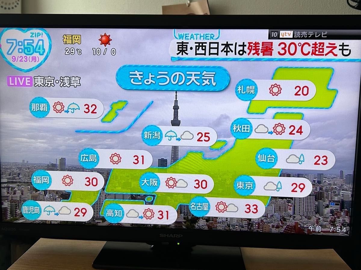 2025年7月まで保証あり】SHARP AQUOS 22インチ 液晶テレビ 2025年7月まで保証あり】SHARP AQUOS 22インチ 液晶テレビ