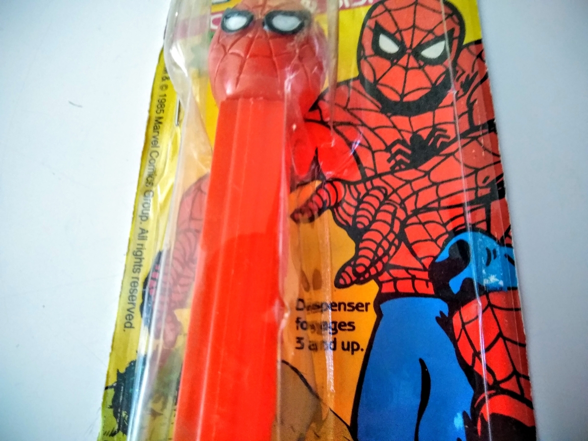 *PEZ*petsu* Spider-Man * hero z*MARVEL*ma- bell * unused goods * antique *