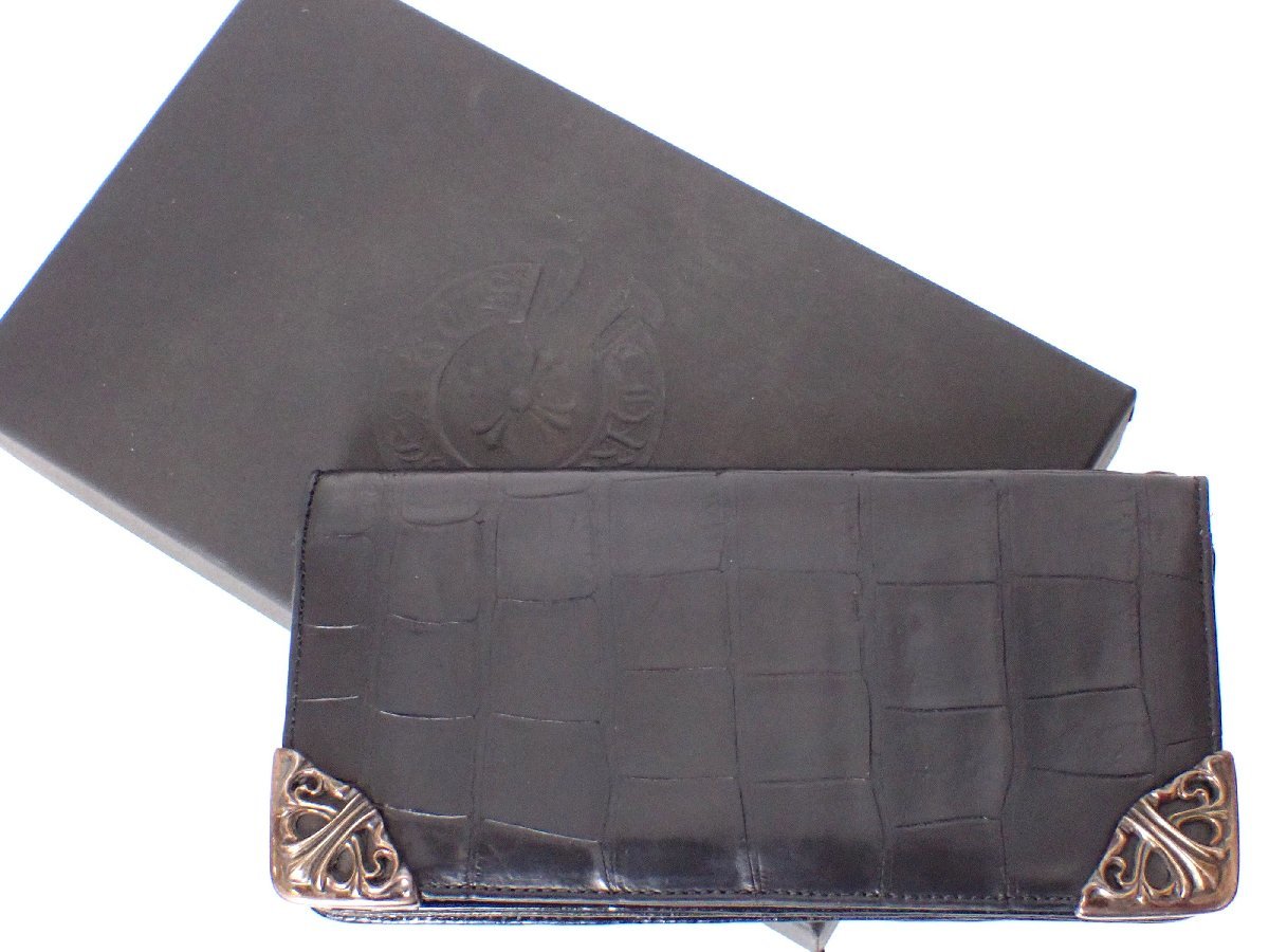 CHROME HEARTS クロムハーツ メンズ クロコダイル 長財布 CHROME HEARTS クロムハーツ メンズ クロコダイル 長財布