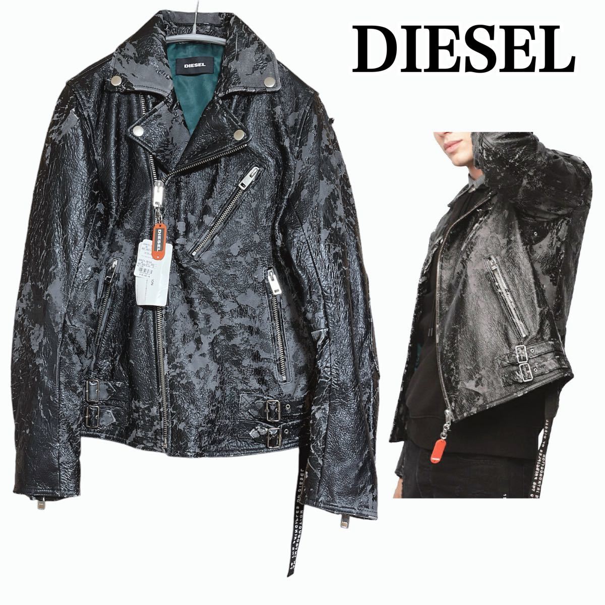 タグ付き DIESEL L-KRAMPIS ディーゼル ハードダメージ加工 タグ付き DIESEL L-KRAMPIS ディーゼル ハードダメージ加工