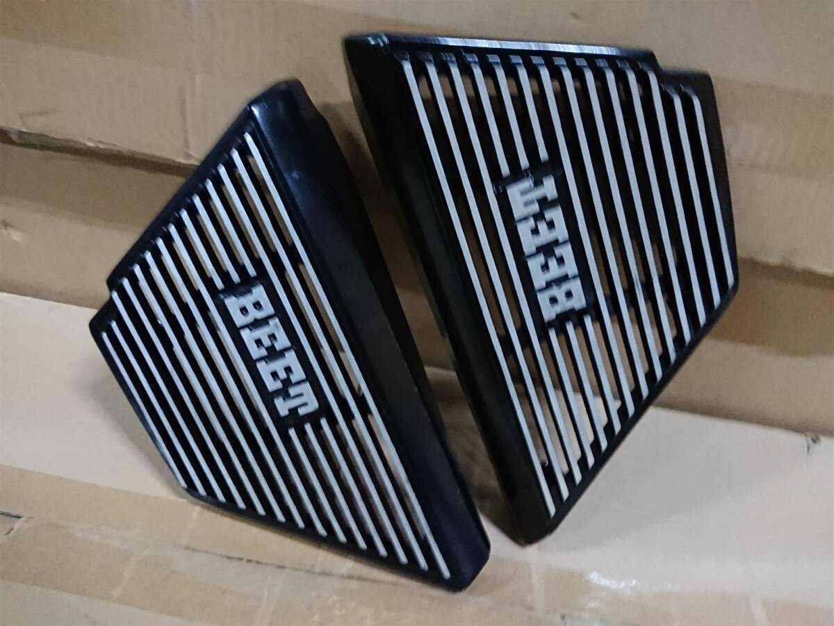 中古 FX アルフィン ロゴ有/サイドカバー Z400FX黒 Z550FXサイド 