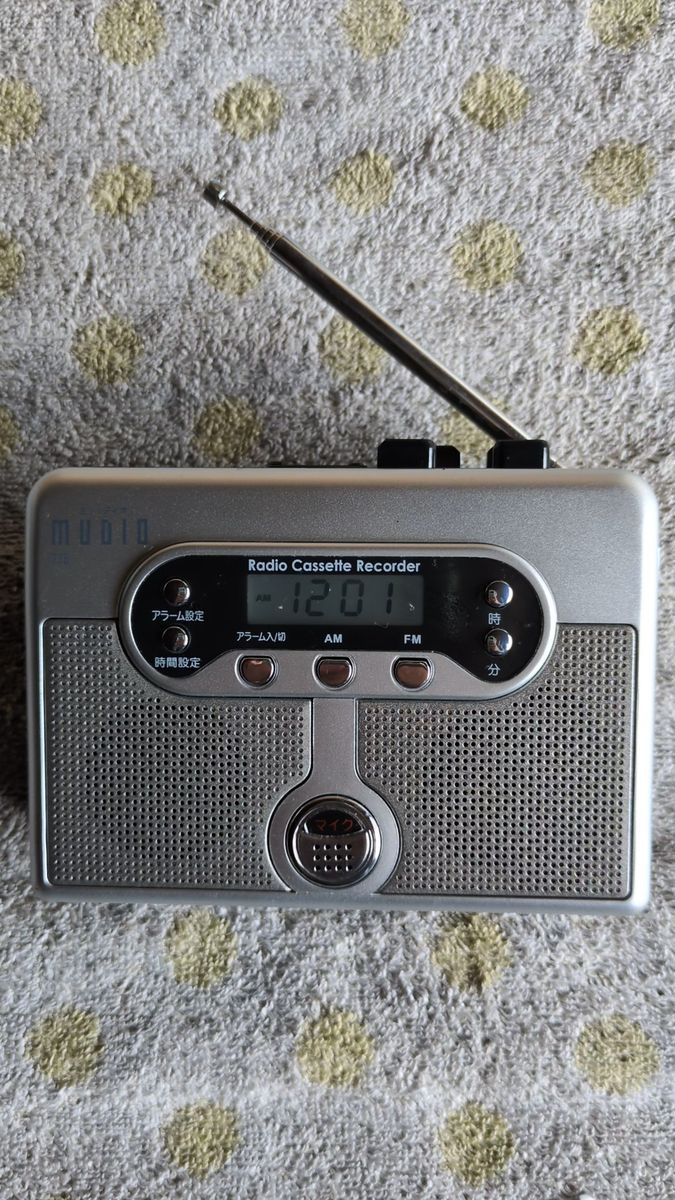 ラジオ ポータブルラジオ RADIO MUDIO ミューディオ カセット レコーダー