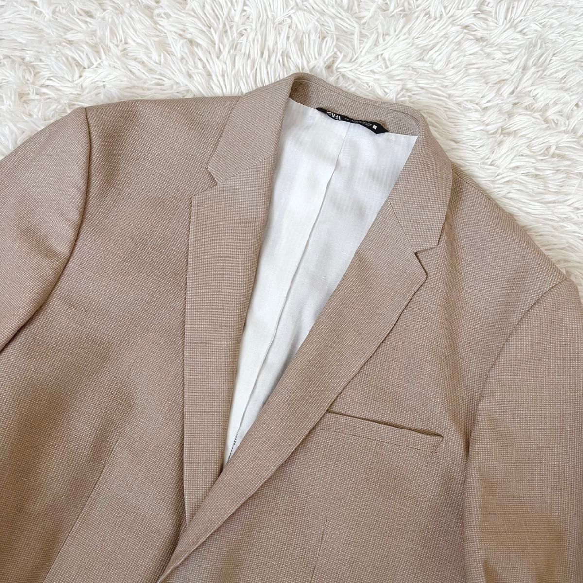 美品】ザラ ZARA セットアップスーツ ビジネス カジュアル 美品】ザラ ZARA セットアップスーツ ビジネス カジュアル