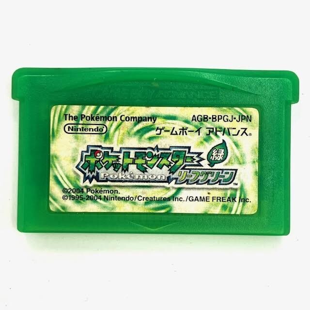 仙58 ポケットモンスター リーフグリーン 緑 GBAソフト 仙58 ポケットモンスター リーフグリーン 緑 GBAソフト