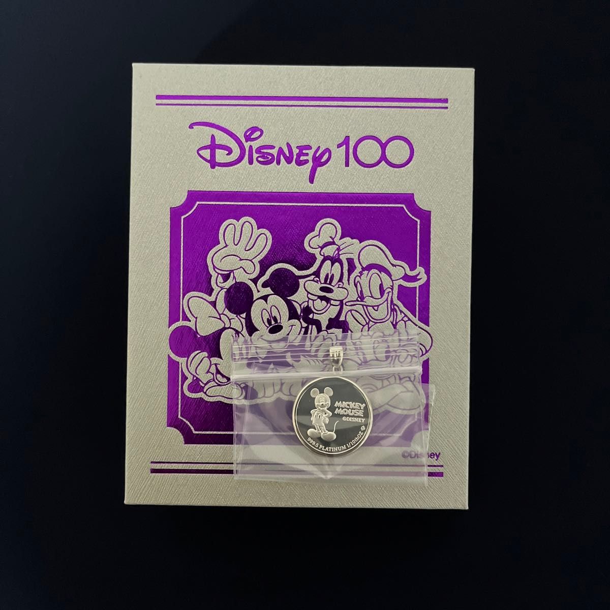 ディズニー 100周年 プラチナ コイン ペンダント メダル 純 ディズニー 100周年 プラチナ コイン ペンダント メダル 純