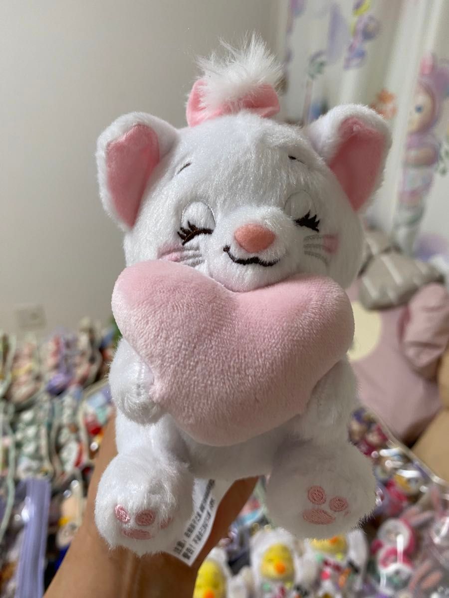マリーちゃん ぬいぐるみキーチェーン 上海ディズニーストア マリーちゃん ぬいぐるみキーチェーン 上海ディズニーストア