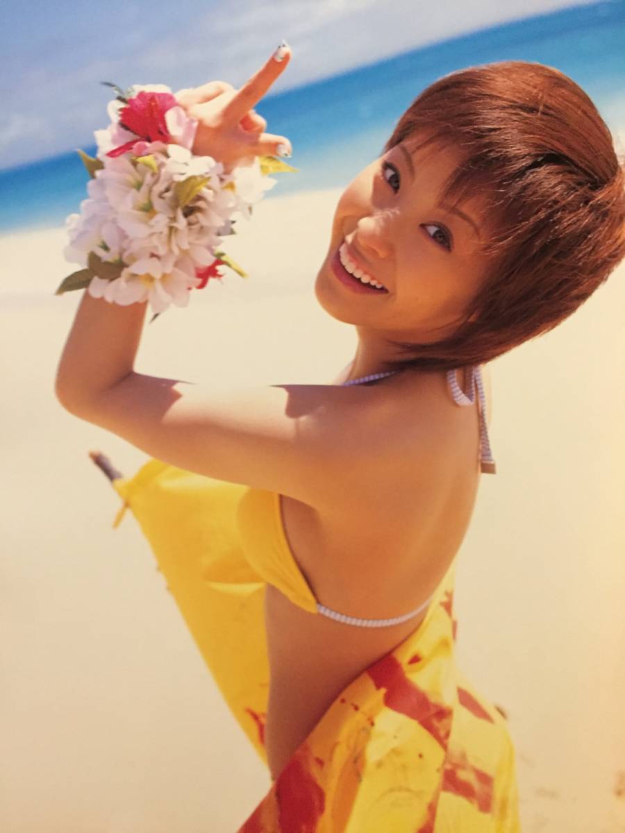 古本 帯なし 写真集 アロハロ！2 Alo-Hello!2 松浦亜弥 撮影:西條彰仁 モーニング娘。 ハロプロ 水着 クリックポスト発送等_画像3