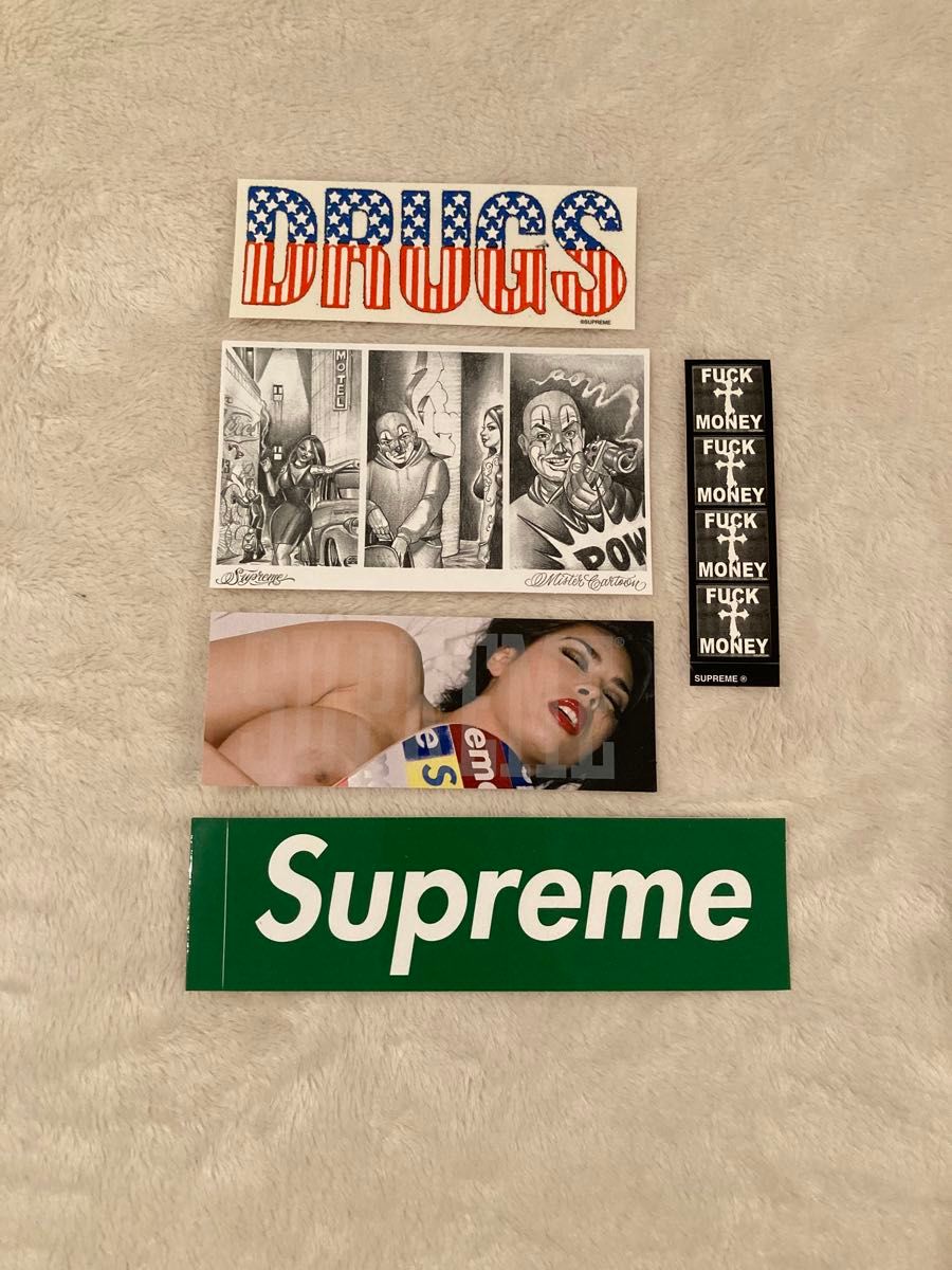 人気を誇る ノベルティー 24FW Supreme ステッカー Box シュプリーム 5枚 コレクション