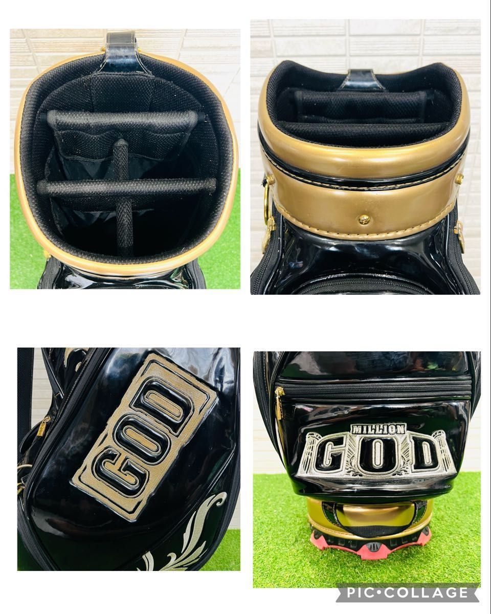 激レア ミリオンゴッド GOD ゴルフ キャディバッグ パチスロ 激レア ミリオンゴッド GOD ゴルフ キャディバッグ パチスロ