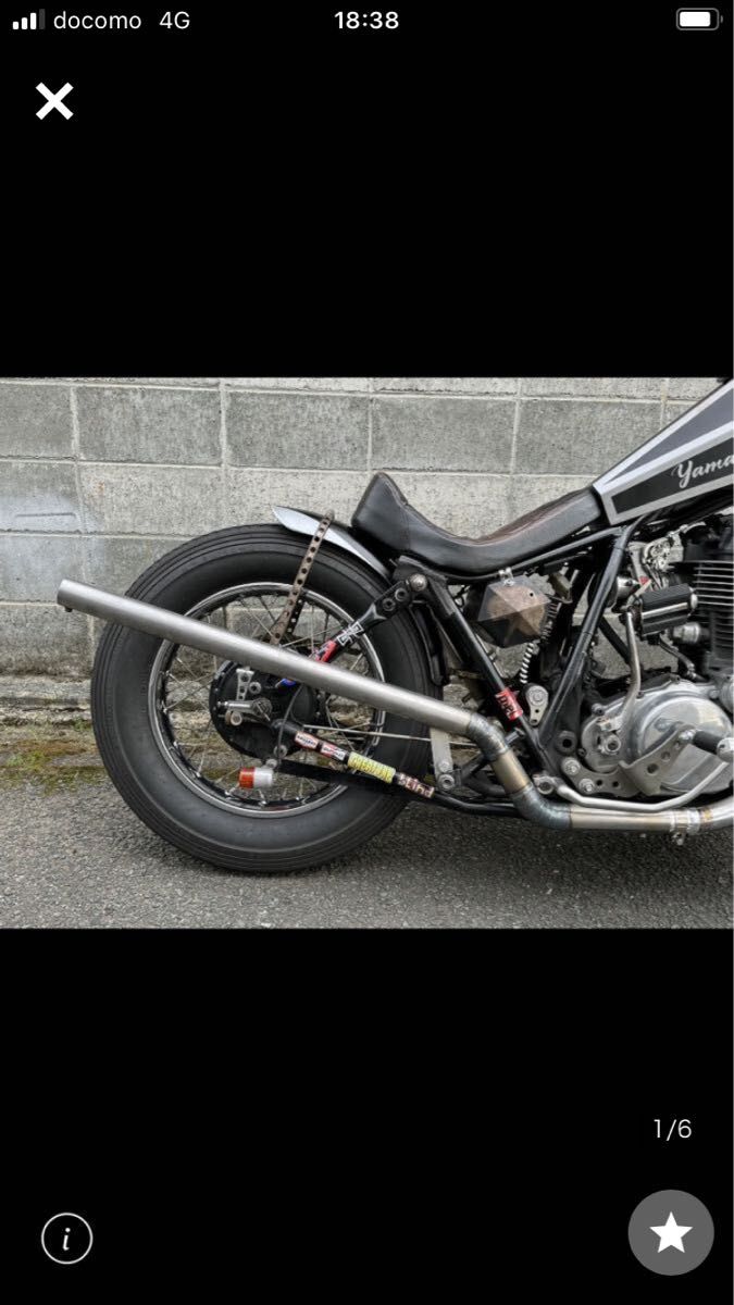 sr400 かち上げマフラー ワンオフ 1jr チョッパー スリップオン sr400 かち上げマフラー ワンオフ 1jr チョッパー スリップオン