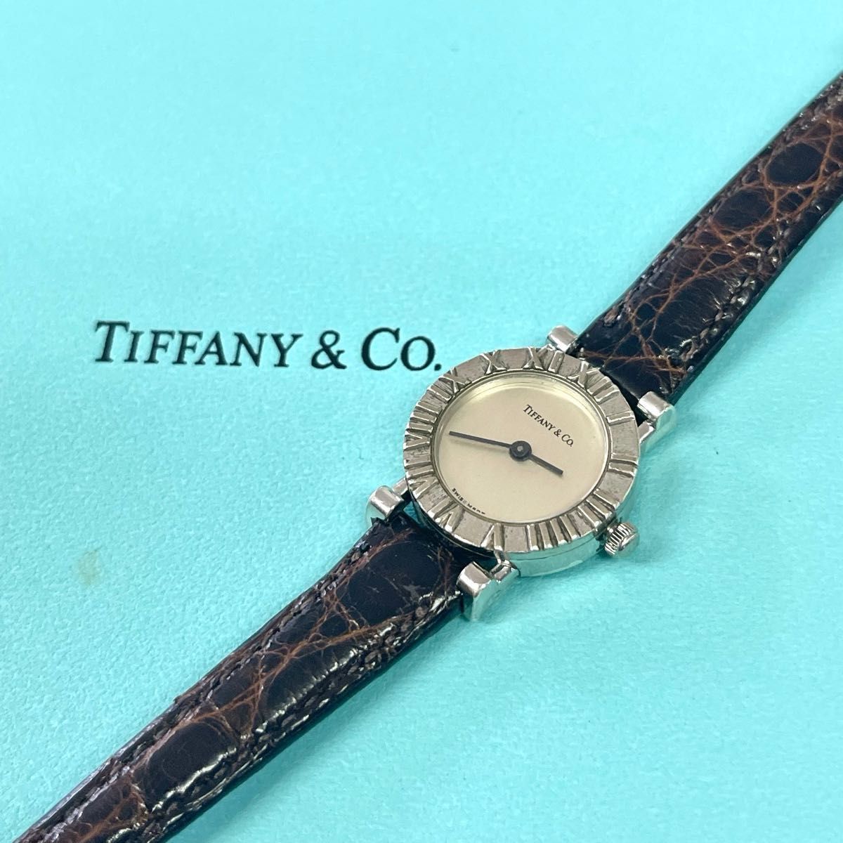 稼働 TIFFANY&Co 腕時計 アトラスミニ ティファニー シルバー925 稼働 TIFFANY&Co 腕時計 アトラスミニ ティファニー シルバー925