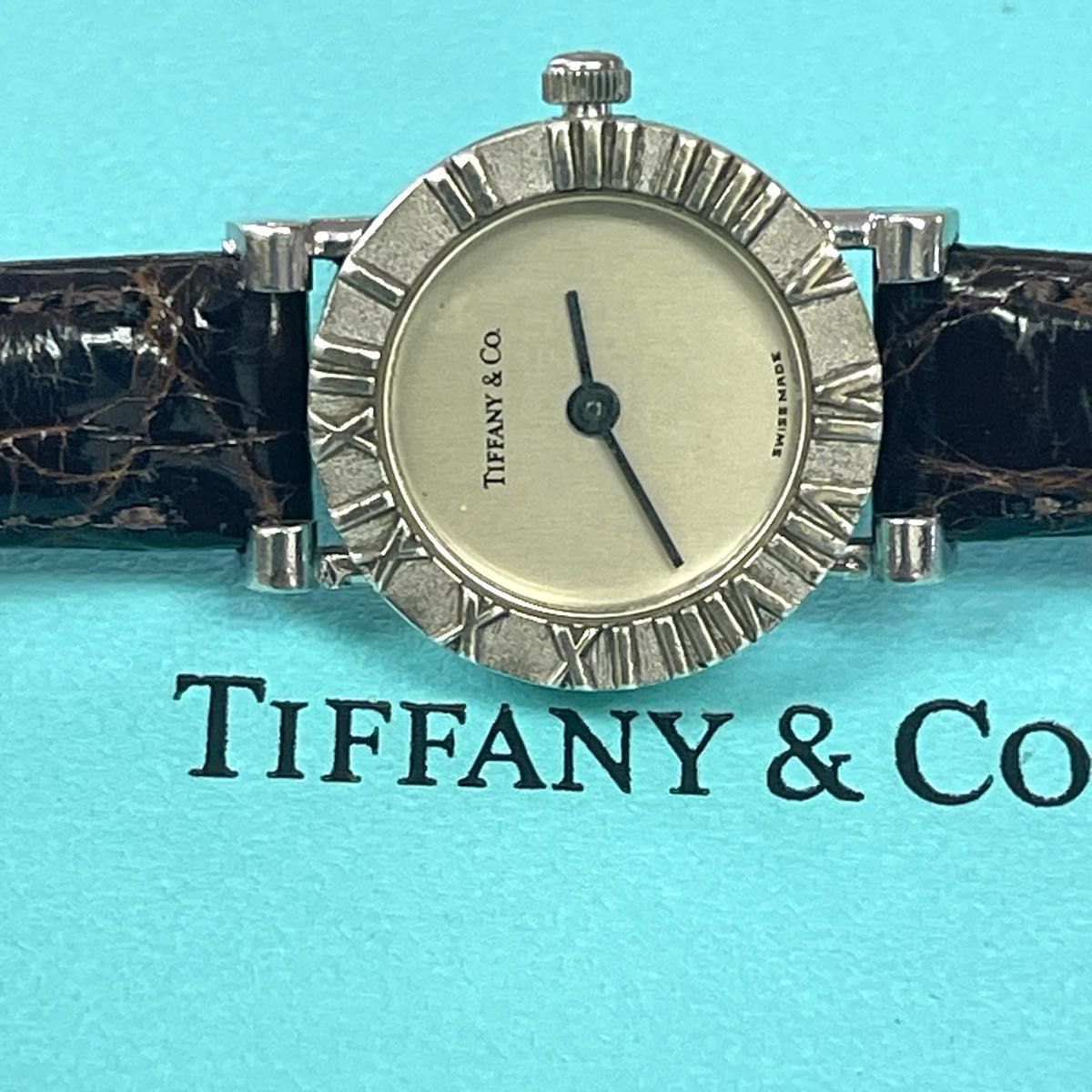 稼働 TIFFANY&Co 腕時計 アトラスミニ ティファニー シルバー925 稼働 TIFFANY&Co 腕時計 アトラスミニ ティファニー シルバー925