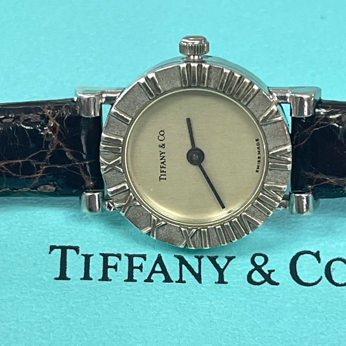 稼働 TIFFANY&Co 腕時計 アトラスミニ ティファニー シルバー925 稼働 TIFFANY&Co 腕時計 アトラスミニ ティファニー シルバー925