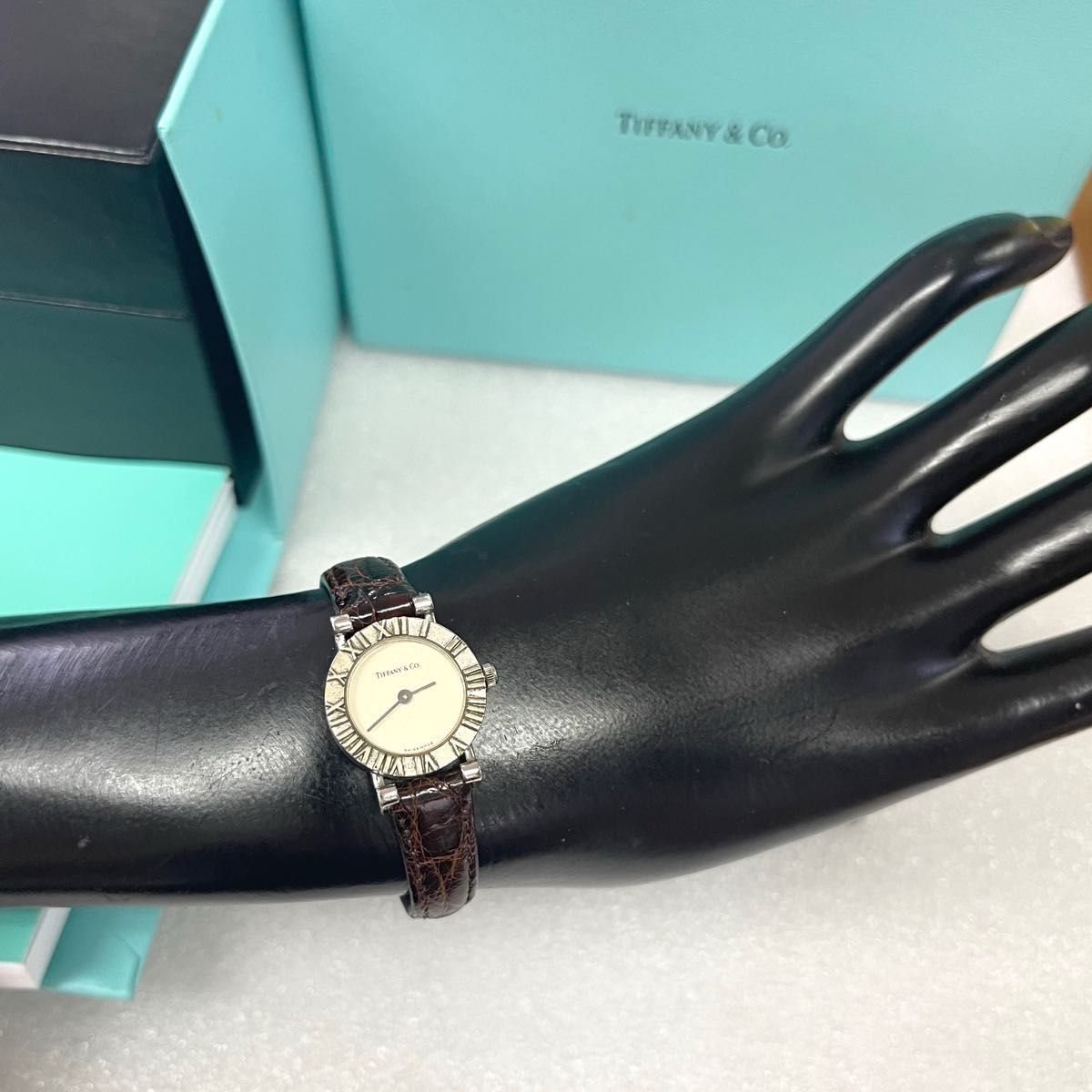 稼働 TIFFANY&Co 腕時計 アトラスミニ ティファニー シルバー925 稼働 TIFFANY&Co 腕時計 アトラスミニ ティファニー シルバー925