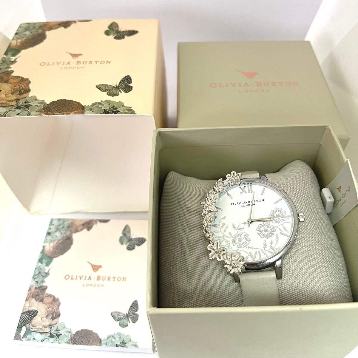 稼働 未使用保管品 美品 OLIVIA・BURTON レディース腕時計 お花 稼働 未使用保管品 美品 OLIVIA・BURTON レディース腕時計 お花