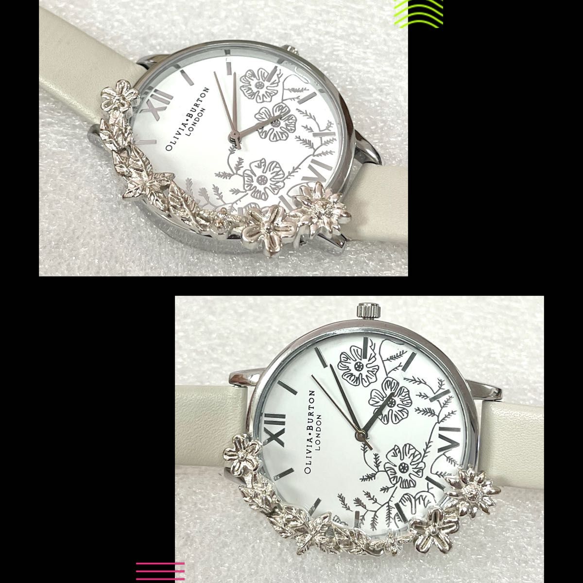 稼働 未使用保管品 美品 OLIVIA・BURTON レディース腕時計 お花 稼働 未使用保管品 美品 OLIVIA・BURTON レディース腕時計 お花