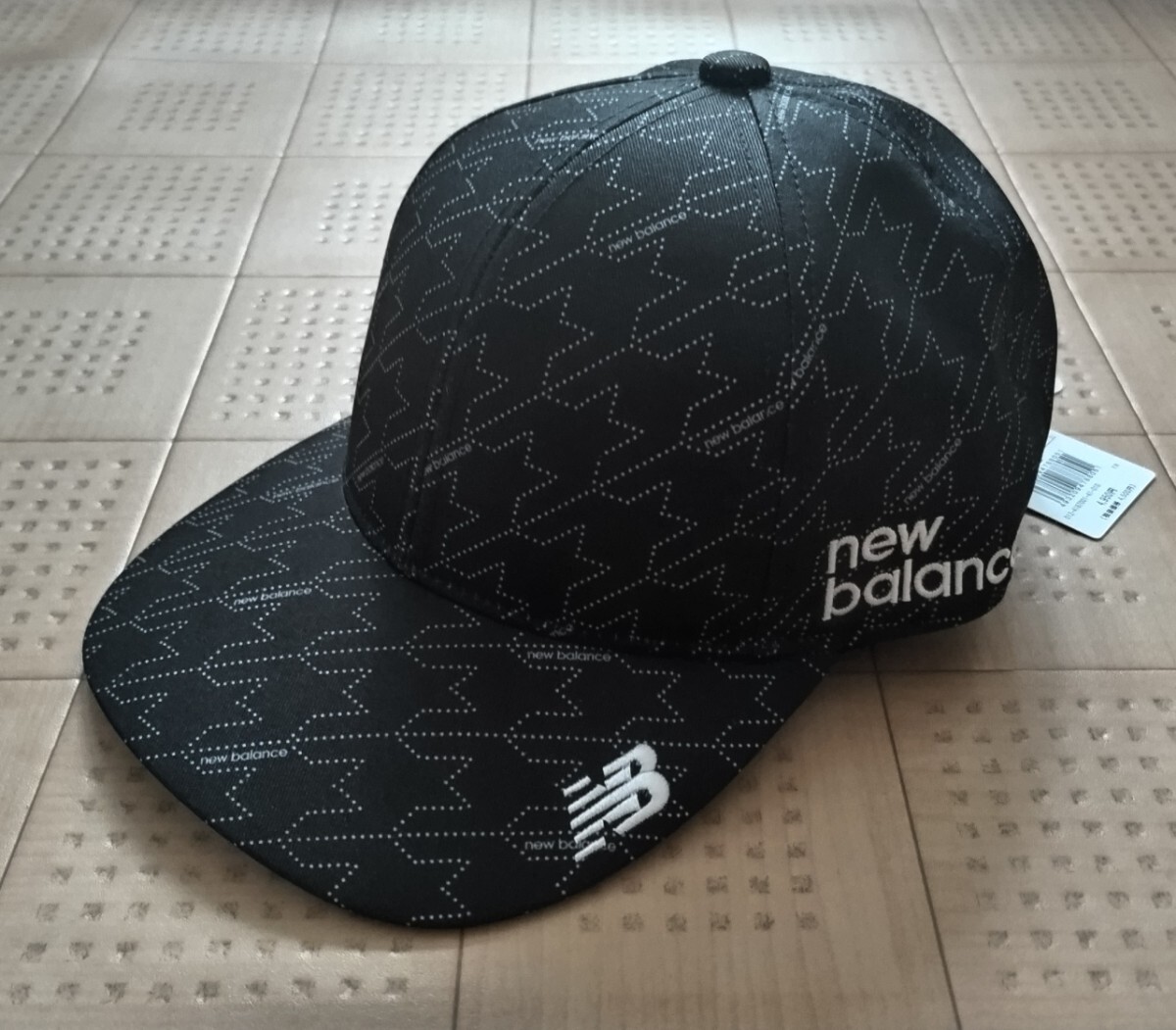 即決新品 New Balance GOLF キャップ ブラック フリーサイズ ニューバランス ゴルフ