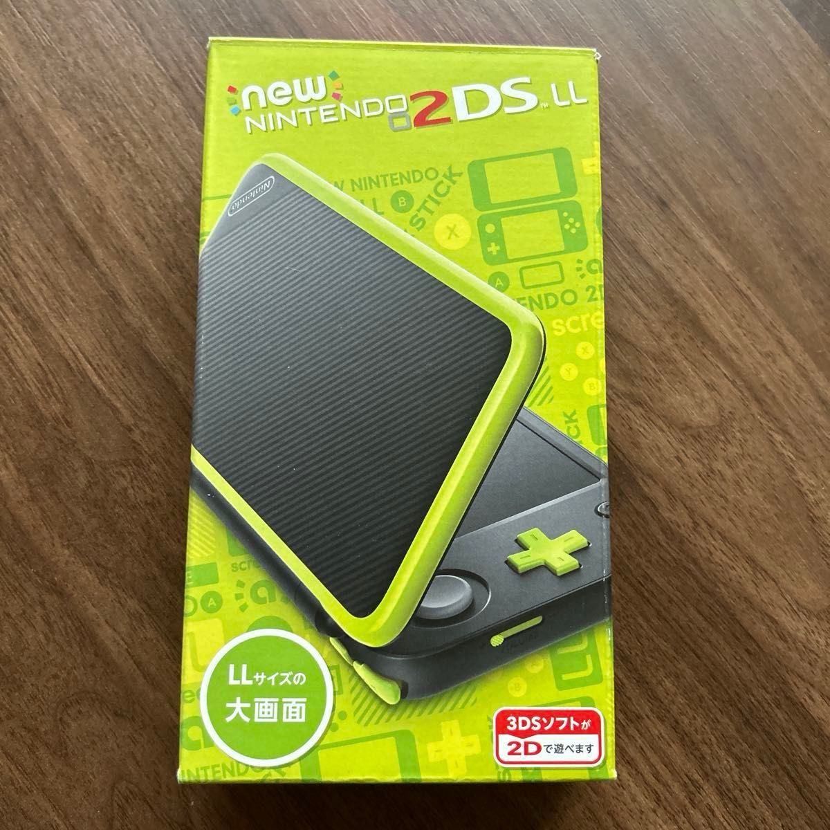 Newニンテンドー2DSLLブラック×ライム SDカード4G内蔵 充電器 Newニンテンドー2DSLLブラック×ライム SDカード4G内蔵 充電器