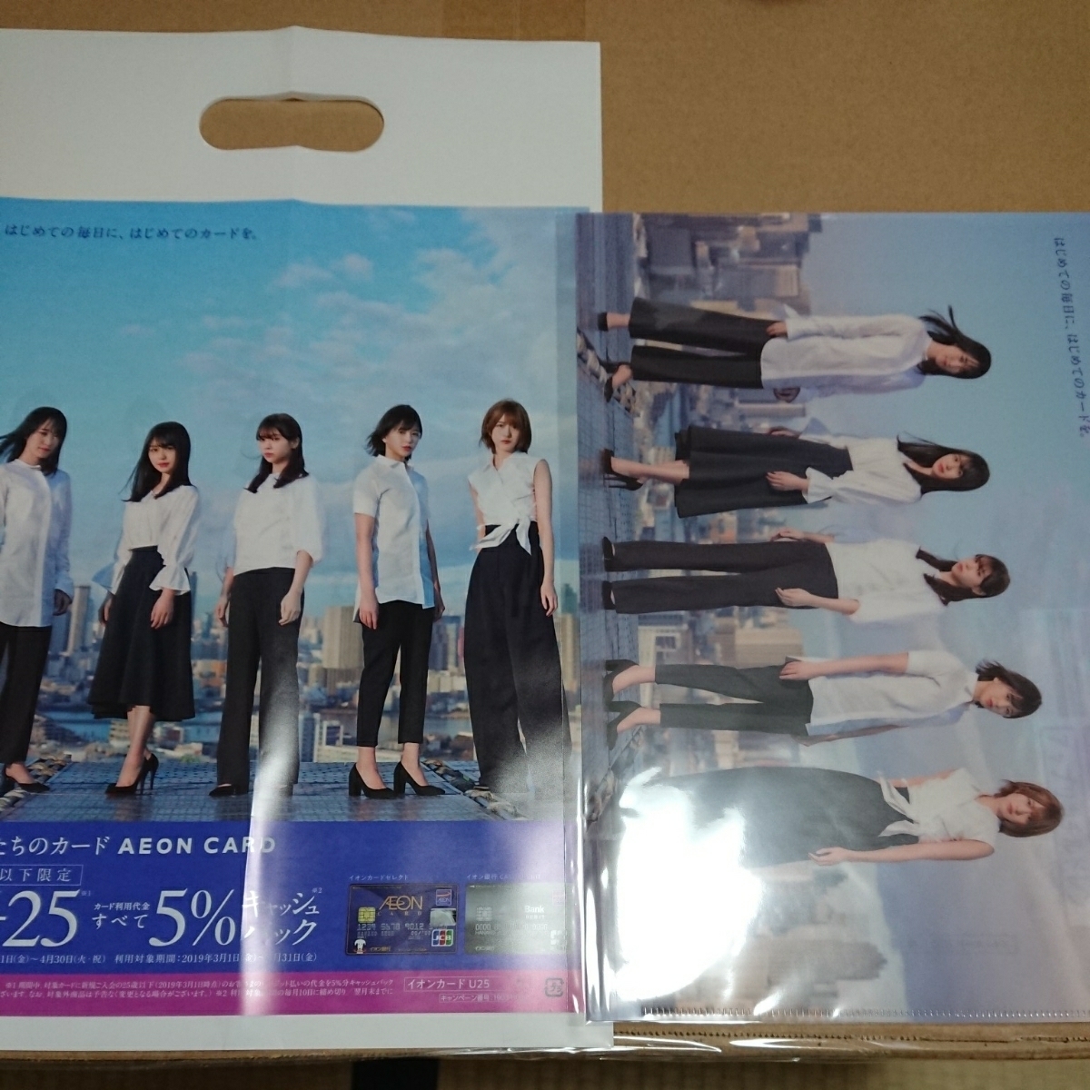 欅坂46クリアファイル&袋☆イオン限定☆非売品レア未使用_画像1