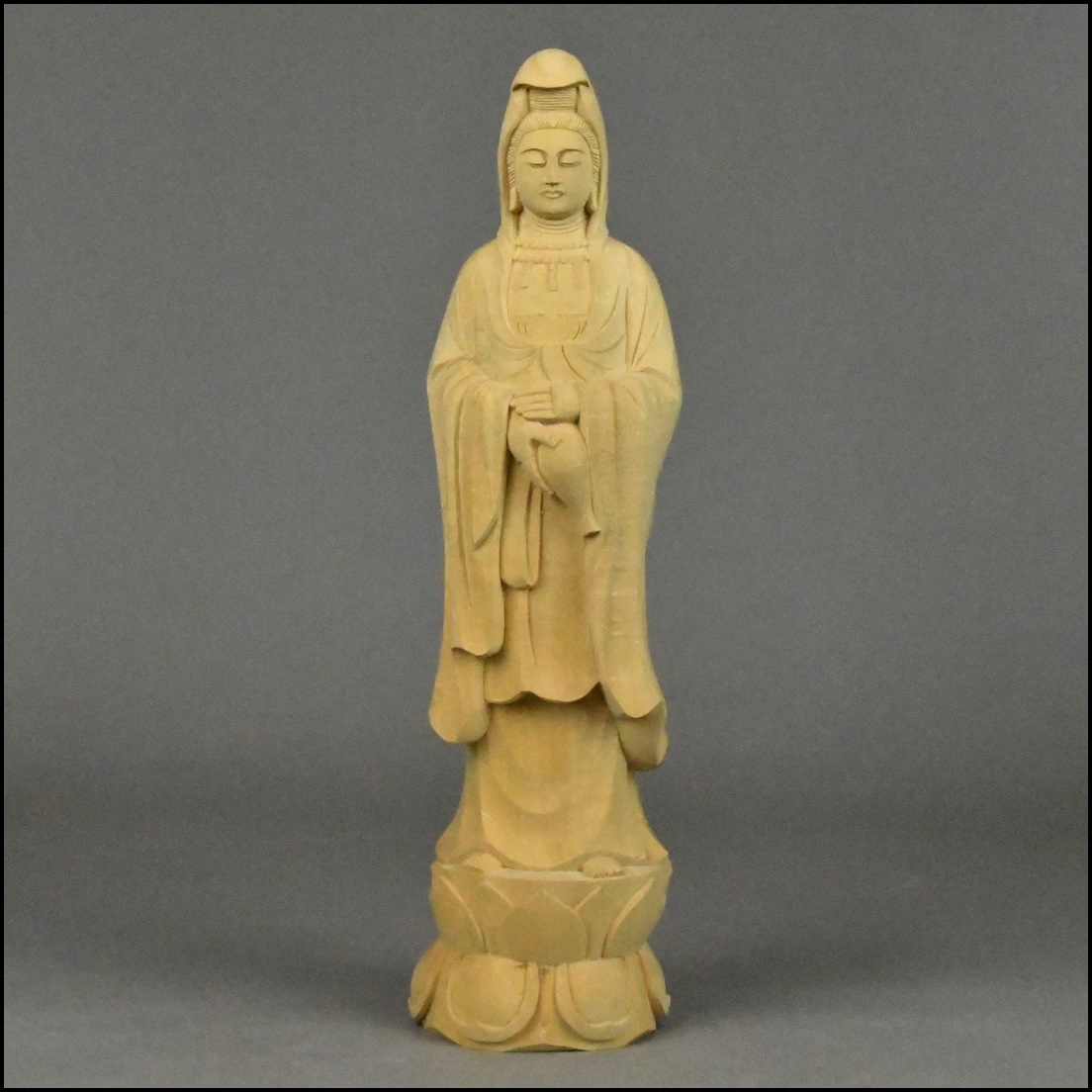 仏教美術 木造 木彫 水瓶 観音菩薩立像 置物 仏像 美術品(仏像 仏教美術 木造 木彫 水瓶 観音菩薩立像 置物 仏像 美術品(仏像