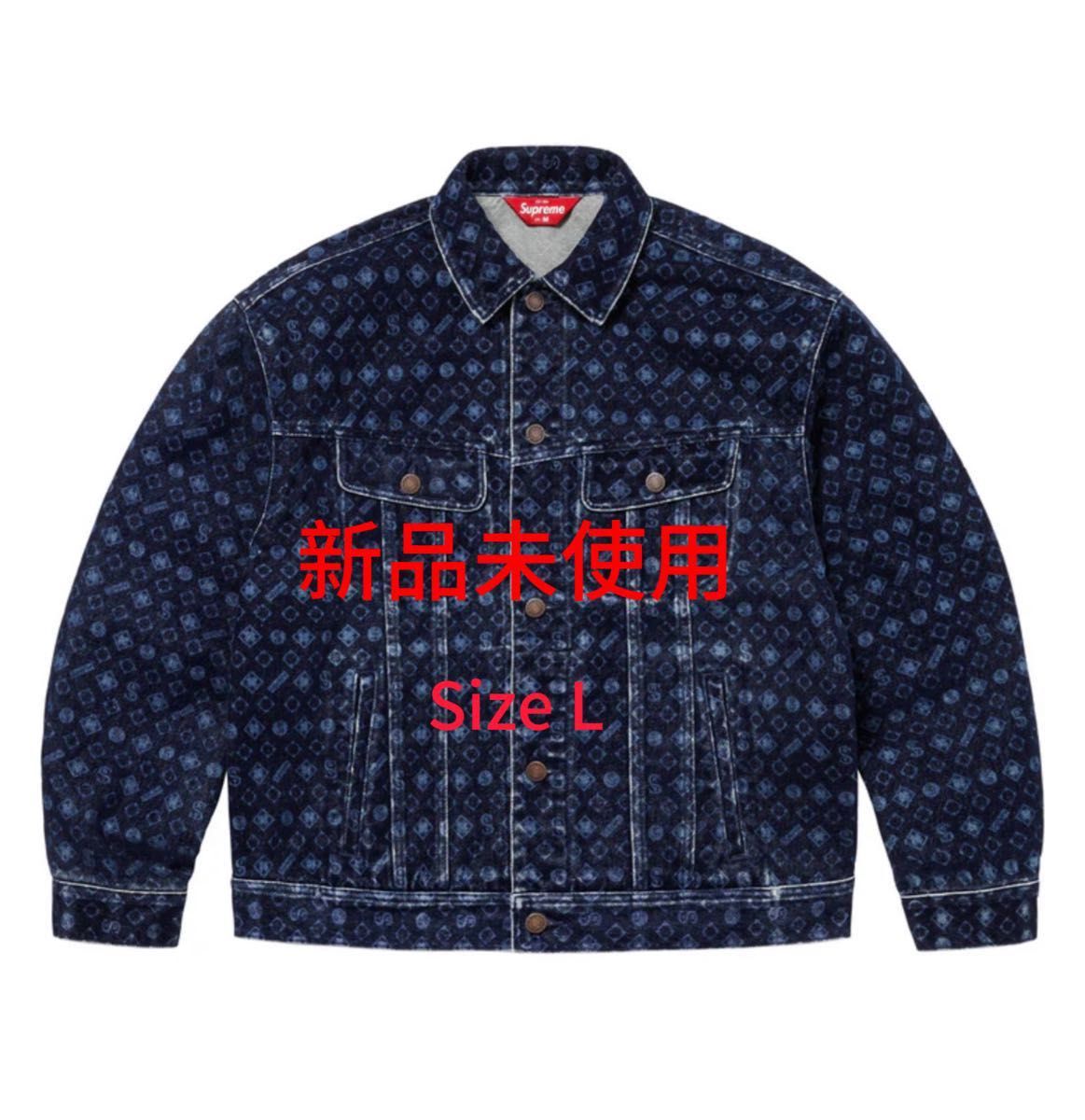 Supreme Flocked Denim Trucker Jacket Supreme Flocked Denim Trucker Jacket