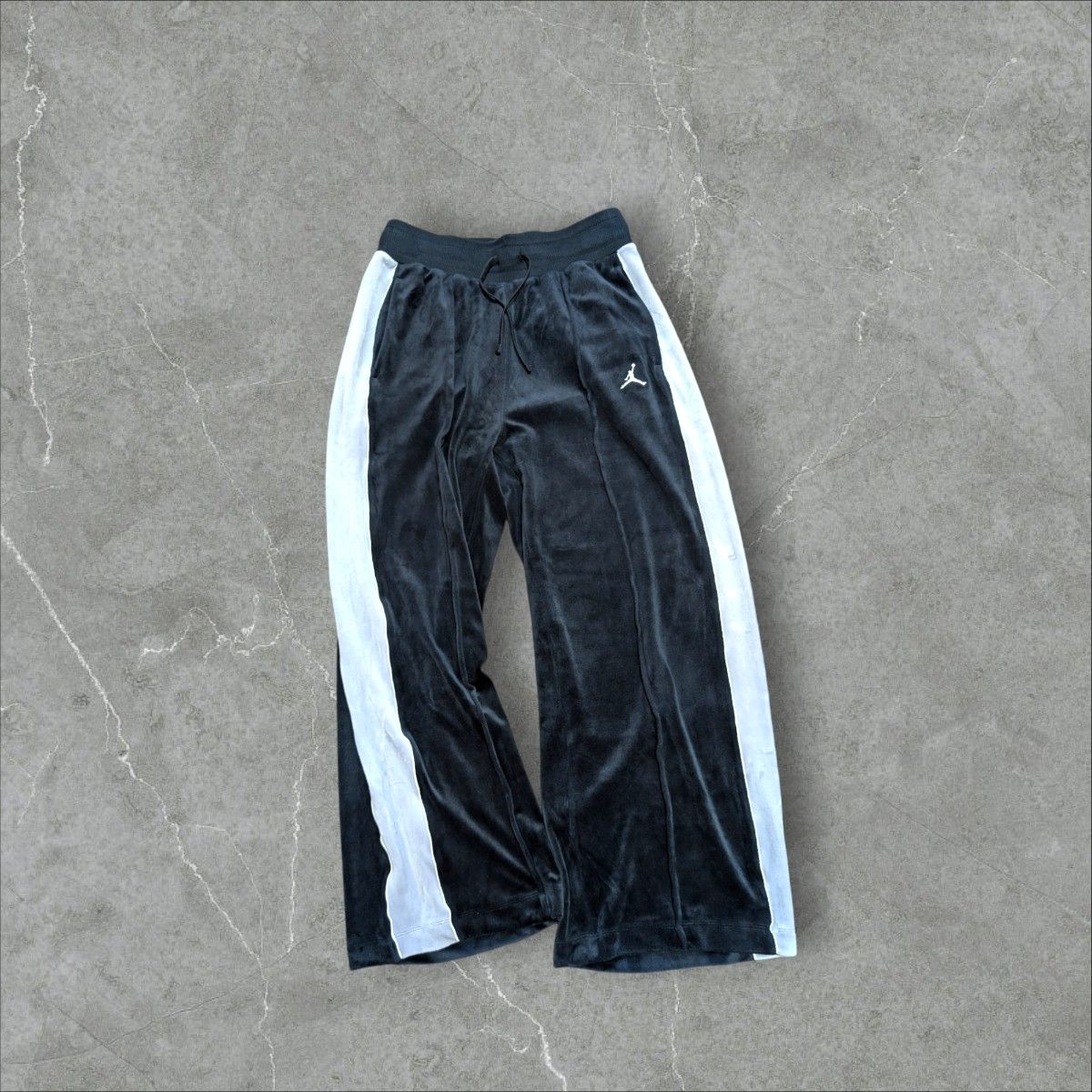 JORDAN BRAND ジョーダン ベロア ロングパンツ L黒 ナイキ NIKE JORDAN BRAND ジョーダン ベロア ロングパンツ L黒 ナイキ NIKE