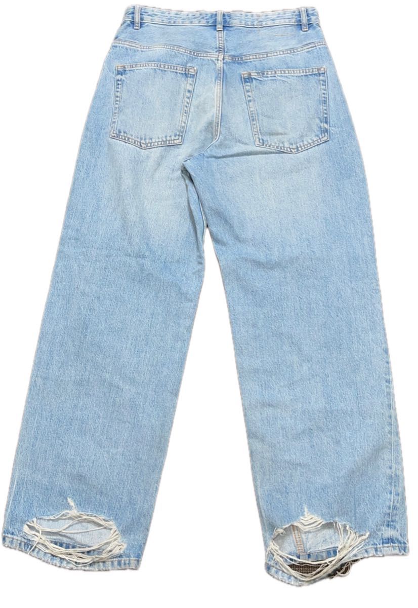 ZARA デニムパンツ ダメージ加工デニム ジーンズ パンツ jp31 ZARA デニムパンツ ダメージ加工デニム ジーンズ パンツ jp31