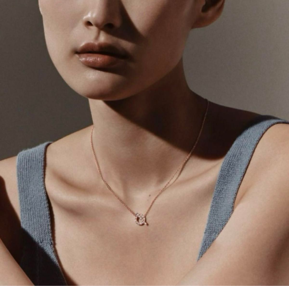 胸元煌めく【HERMES】ペンダント フィネス エルメス ピンクゴールド ネックレス フィネス|Yahoo!フリマ