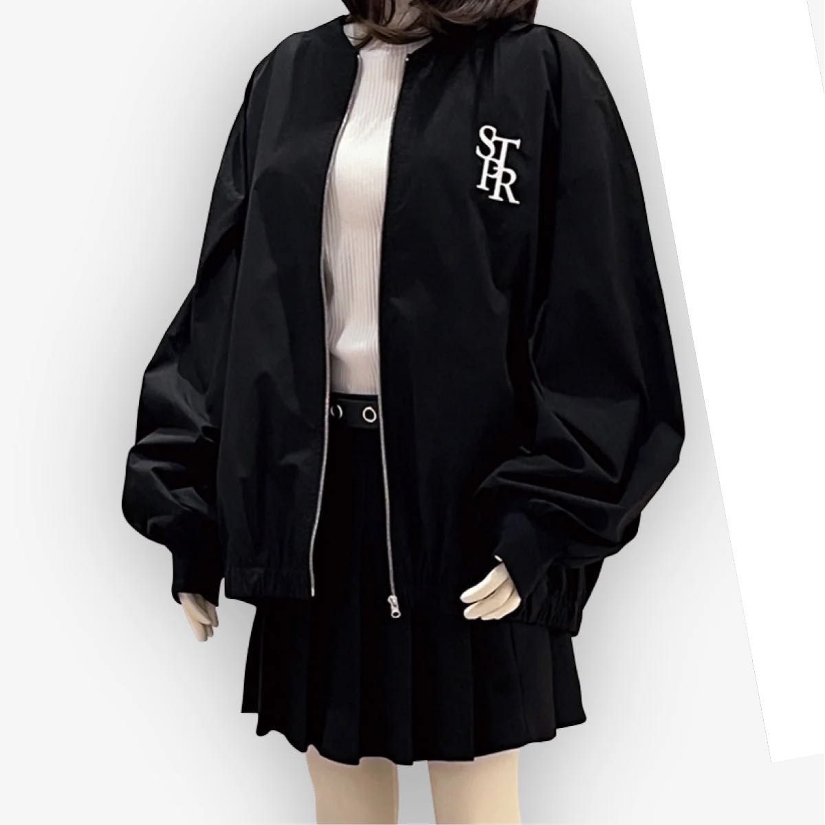 STPR ジップアップブルゾン(黒)|Yahoo!フリマ(旧PayPayフリマ) STPR ジップアップブルゾン(黒)|Yahoo!フリマ(旧PayPayフリマ)