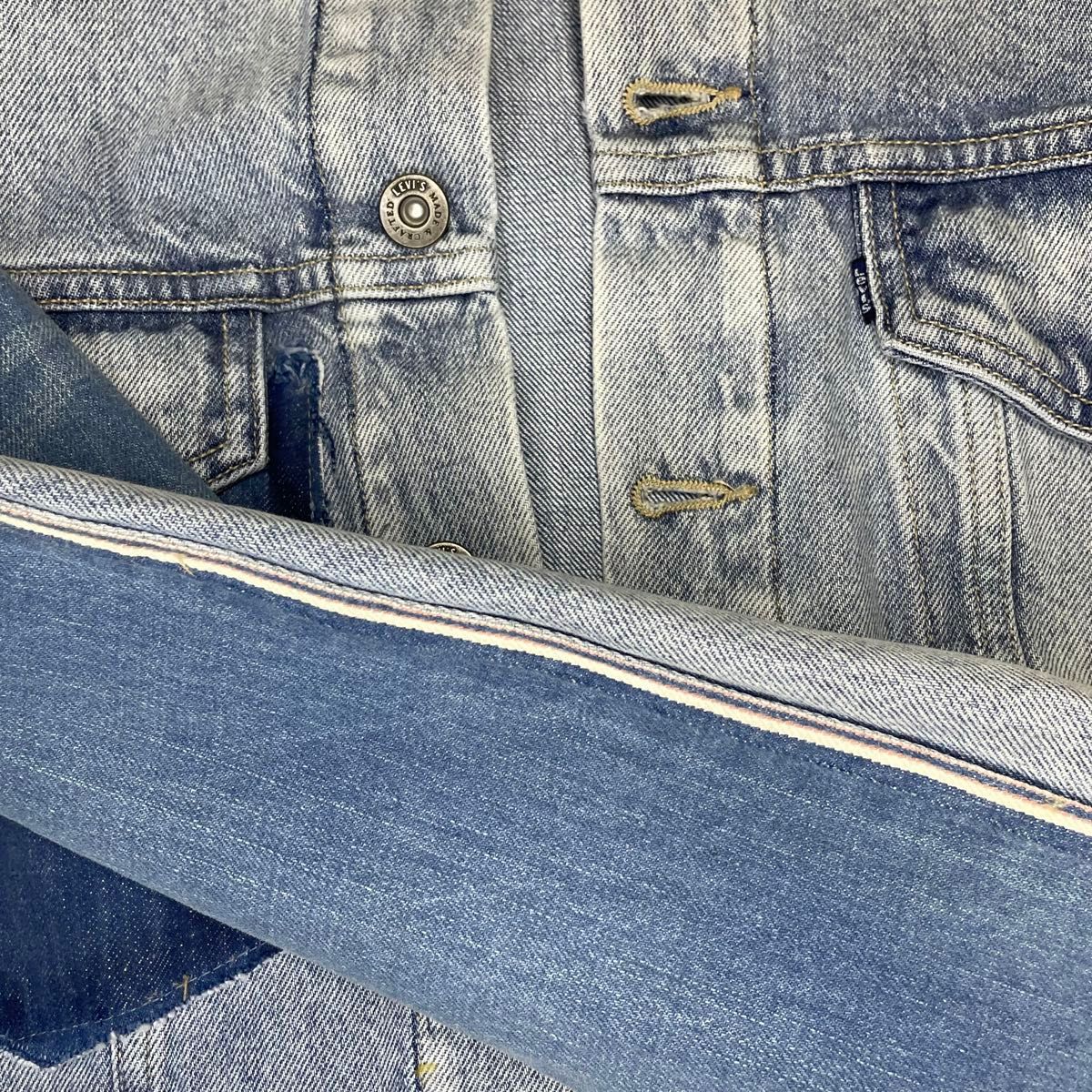 リーバイスMADE & CRAFTED Gジャン 再構築デニムジャケット リーバイスMADE & CRAFTED Gジャン 再構築デニムジャケット