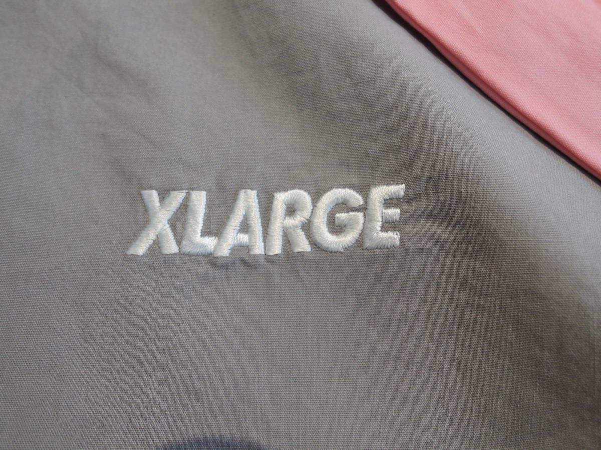 X-LARGE エクストララージ XLARGE PANELED PULLOVER SHIRT 灰 Lサイズ 最新人気商品 送料込 値下げしまし