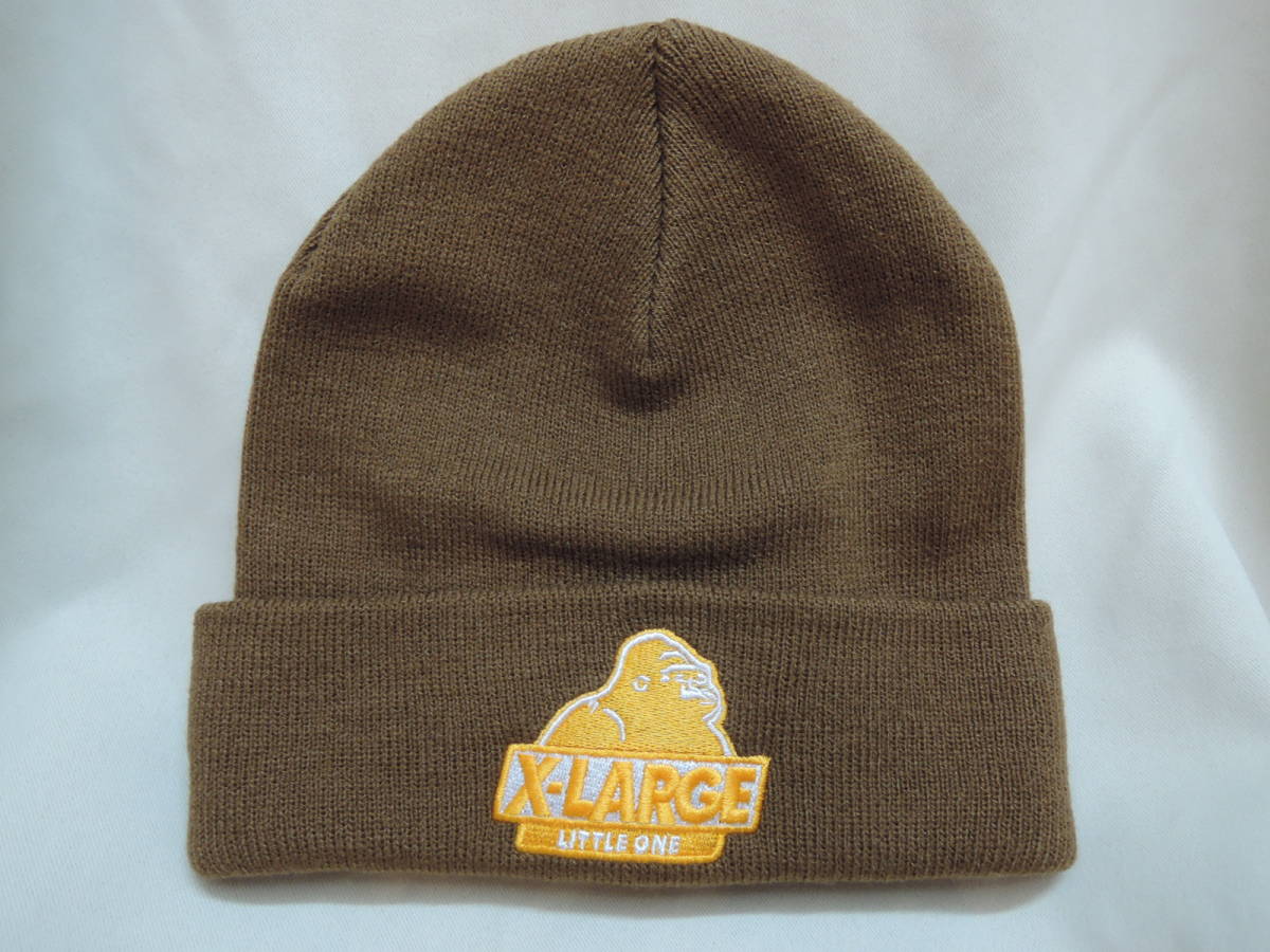 X-LARGE XLarge XLARGE Kidss Ran tedoOG Gorilla knit cap Brown Kids newest popular commodity including carriage 