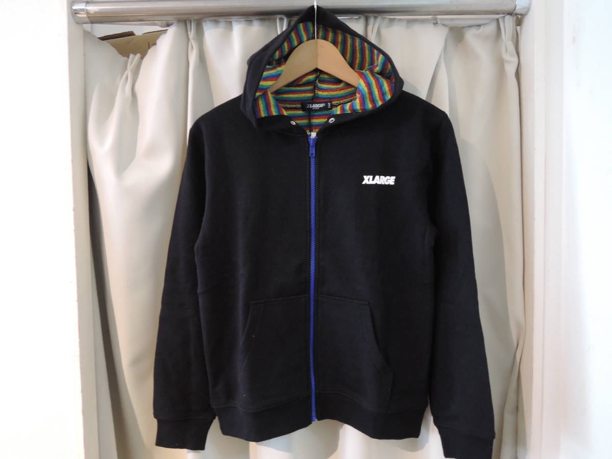 X-LARGE XLarge XLARGE Kids reverse side wool OG Gorilla Zip Parker black 140 size Kids newest popular commodity including carriage 